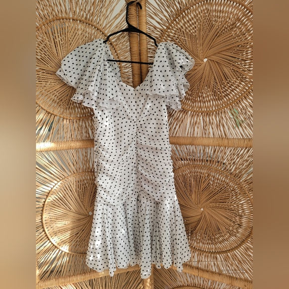 BARDOT Jessi Ruched & Ruffled Party Dress (US 8) - Picture 3 of 5